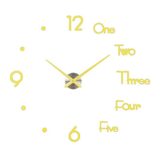 2021 Fashion 3D Big Size Wall Clock Mirror Sticker Large 3D Frameless Wall Clock Stickers Wall Decoration for Living Room Bedroom Office  Brief Living Decor Room Wall Clock Modern Design Silent Acrylic Stevvex