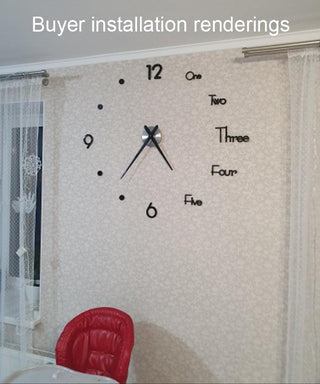 2021 Fashion 3D Big Size Wall Clock Mirror Sticker Large 3D Frameless Wall Clock Stickers Wall Decoration for Living Room Bedroom Office  Brief Living Decor Room Wall Clock Modern Design Silent Acrylic Stevvex