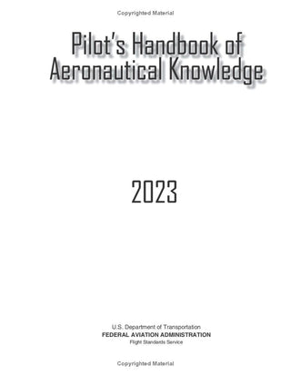 2023 Pilot’s Handbook of Aeronautical Knowledge FAA-H-8083-25C (Color Print) (Spiral Bound) - By Baano