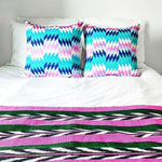 Almolonga Diamond Pillow - Blue Multi