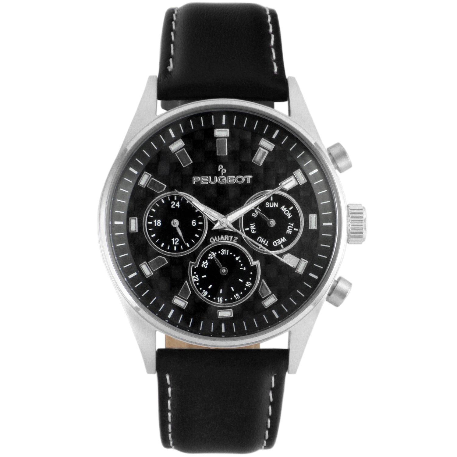 Peugeot Men Stainless Steel Multi Function Watch Peugeot Watches