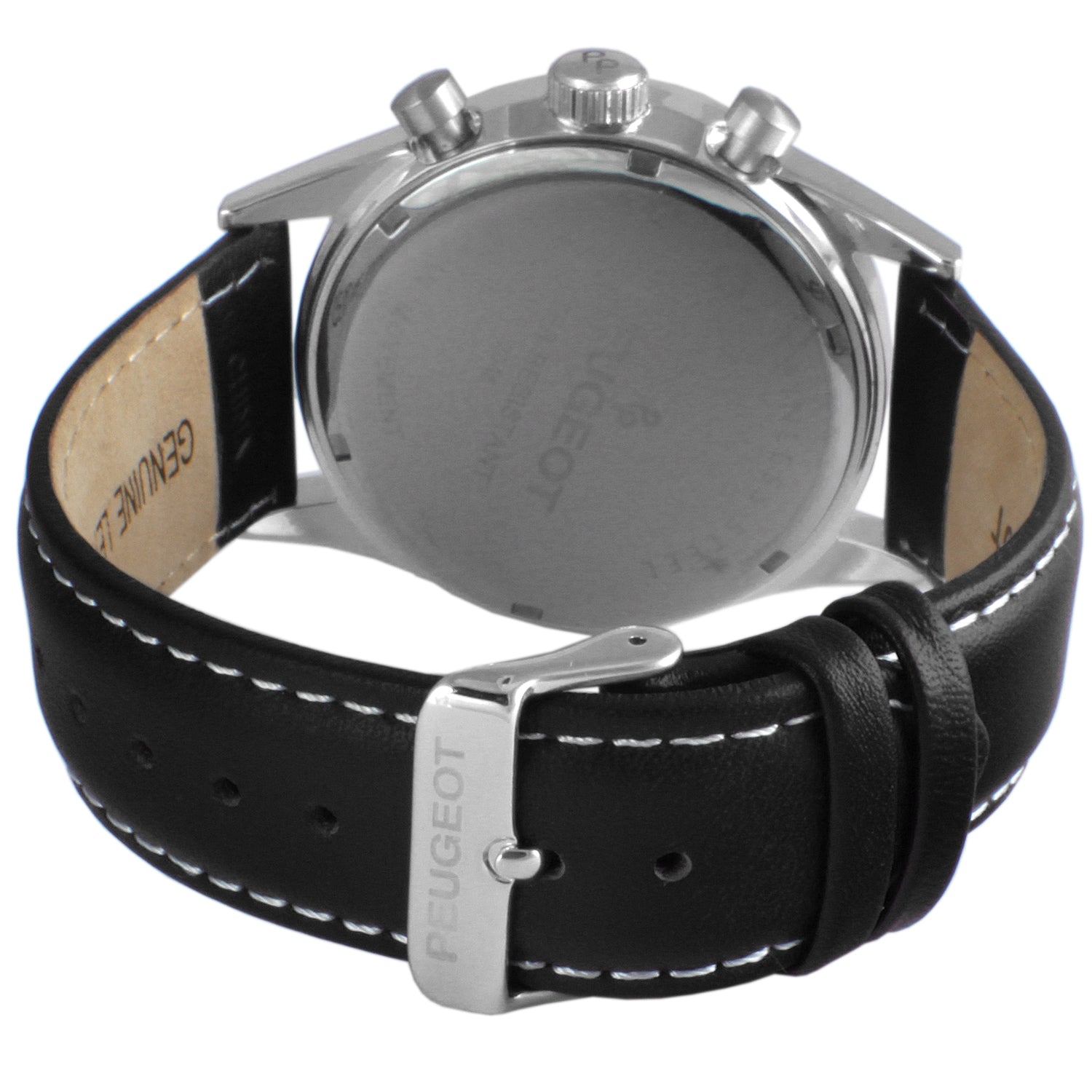 Peugeot Men Gold Plated Stainless Steel Multi Function Watch Peugeot Watches