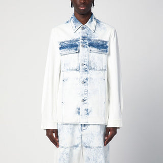 Faded Blue Denim Shirt - By Baano