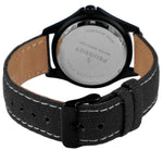 Men's 40mm Black Military Dial Sport Canvas Strap Watch Peugeot Watches