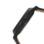 Men's 40mm Black Military Dial Sport Canvas Strap Watch Peugeot Watches