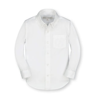 Stretch Poplin Organic Button Down Shirt - Glamourous Grace