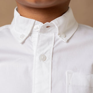 Stretch Poplin Organic Button Down Shirt - Glamourous Grace
