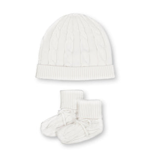 Sweater Beanie and Bootie Set - Glamourous Grace