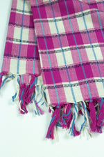 San Andres Gingham Pink & White Kitchen Towel