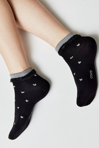 Conte Cotton Socks Classic - 243 Airy Sole and Lurex - By Baano