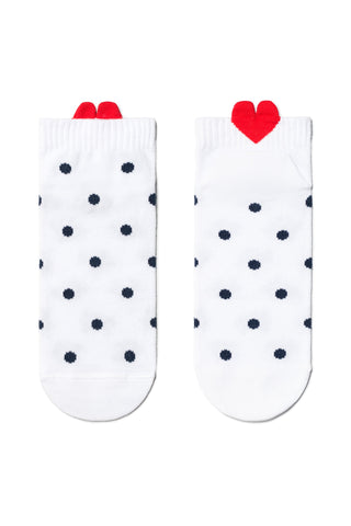 Cotton Ankle Socks Conte Active - Polka Dots 222 - By Baano