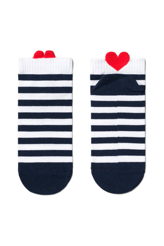 Cotton Ankle Socks Conte Active - Stripes 223 - By Baano