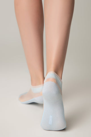 Ankle Socks Conte Active - 229 Transparent with Lurex - By Baano