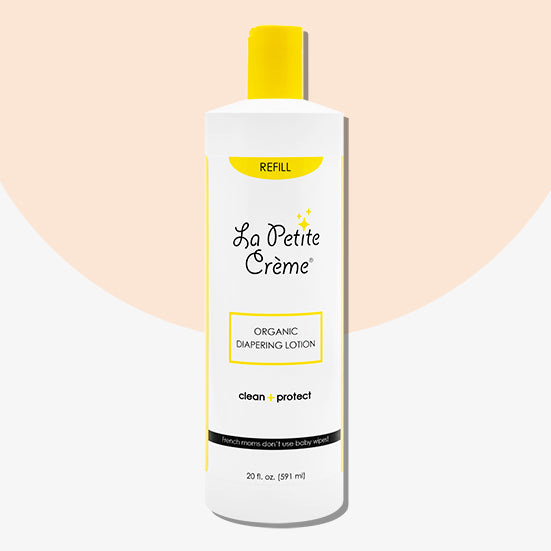 Organic French Diapering Lotion - Economy Refill - 20 oz - By Baano