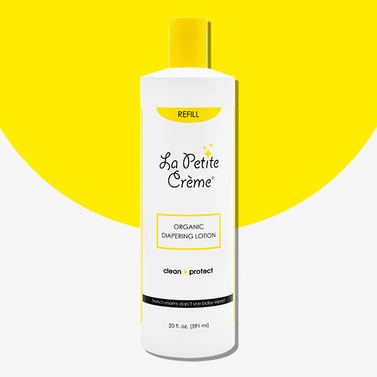Organic French Diapering Lotion - Economy Refill - 20 oz - By Baano