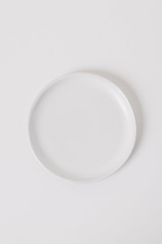 Drift Appetizer Plate - Matte White - Set of 6