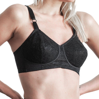 Style 2101 | Expandable Cup Wireless Shaper Bra - Black Rago Shapewear