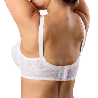 Style 2101 | Expandable Cup Wireless Shaper Bra - White Rago Shapewear