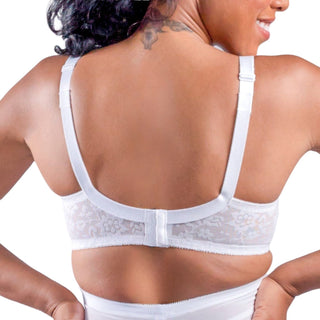 Style 2101 | Expandable Cup Wireless Shaper Bra - White Rago Shapewear