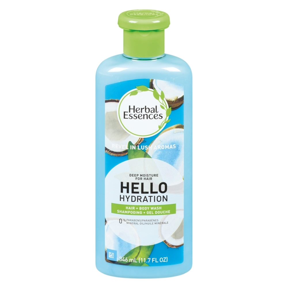 Herbal Essences Hello Hydration Shampoo And Body Wash Deep Moisture For Hair, 11.7 Fl Oz