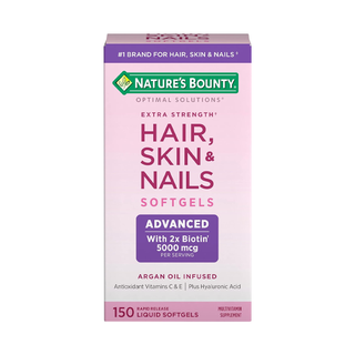 Nature's Bounty Optimal Solutions Hair, Skin & Nails, Extra Strength, Rapid Release Liquid Softgels