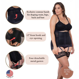 Style 21 | Waist Trainer / Girdle with Garters Firm Shaping Rago Shapewear