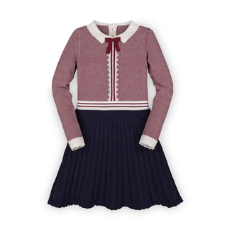 French Blocked Organic Sweater Dress - Baby - By Baano