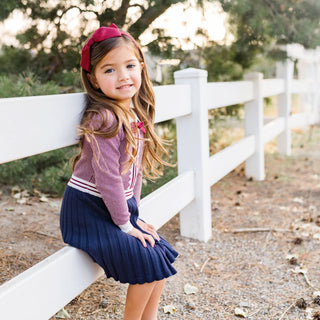 French Blocked Organic Sweater Dress - Baby - By Baano