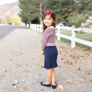 French Blocked Organic Sweater Dress - Baby - By Baano