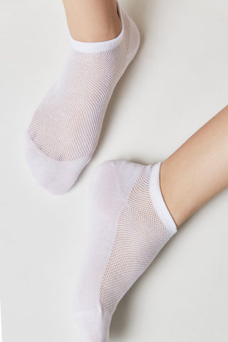Cotton Ankle Socks Conte Active - Mesh 277 - By Baano