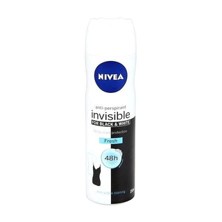 Nivea Black & White Invisible Fresh 150ml - 48h Antiperspirant Naistele Alcohol Free, Deo Spray