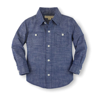 Organic Chambray Button Down Shirt Hope & Henry