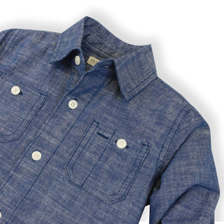 Organic Chambray Button Down Shirt Hope & Henry