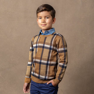 Crew Neck Organic Pullover Sweater - Baby - Glamourous Grace