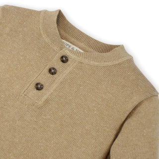 Organic Sweater Henley - Baby - By Baano