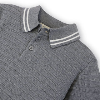 Short Sleeve Organic Sweater Polo - Baby - Glamourous Grace