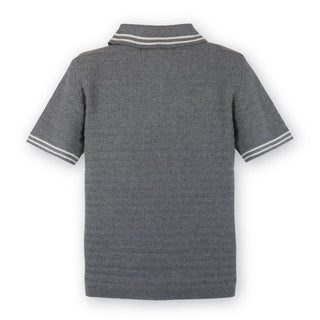 Short Sleeve Organic Sweater Polo - Baby - Glamourous Grace