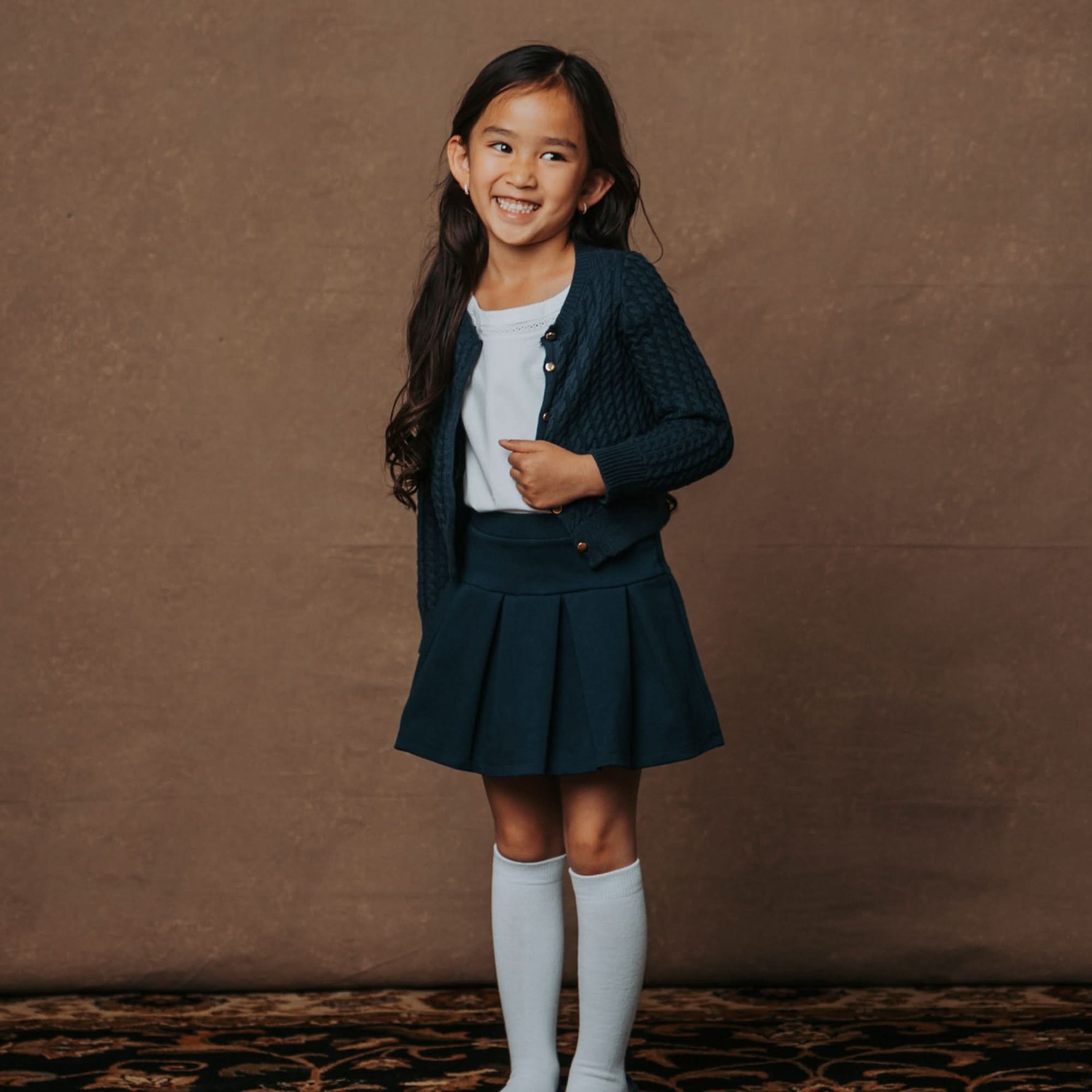 Classic Cable Organic Cardigan - Baby - Glamourous Grace