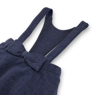 Fleece Bow Front Suspender Skirt - Baby - Glamourous Grace