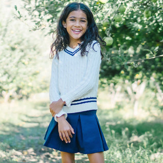 Ponte Pleated Skort - By Baano