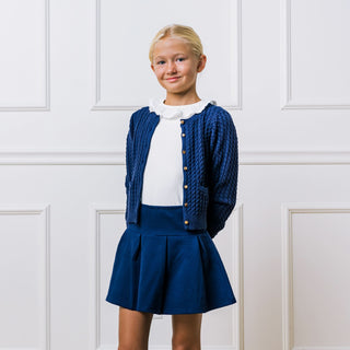 Ponte Pleated Skort - By Baano