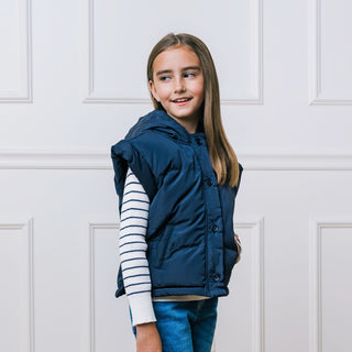 Hooded Puffer Vest Hope & Henry