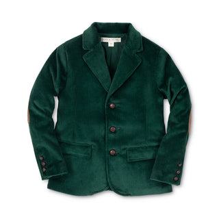Organic Corduroy Blazer with Elbow Patches - By Baano