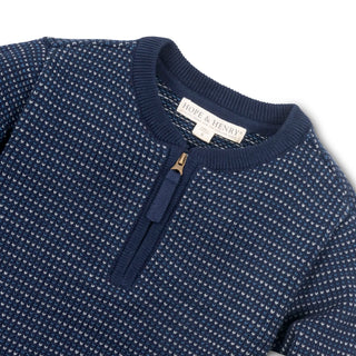 Sweater Henley with Zipper Hope & Henry