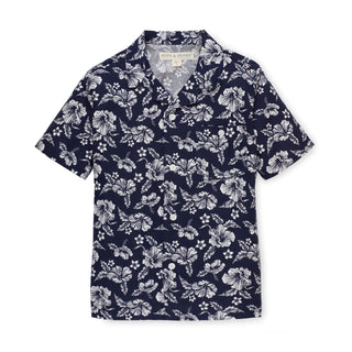 Linen Short Sleeve Camp Shirt Hope & Henry