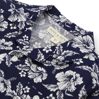 Linen Short Sleeve Camp Shirt Hope & Henry