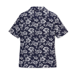 Linen Short Sleeve Camp Shirt Hope & Henry