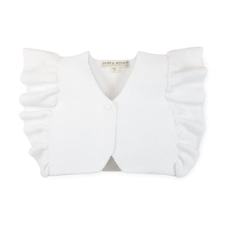 Ruffle Sleeve Sweater Vest - By Baano