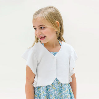 Ruffle Sleeve Sweater Vest - By Baano