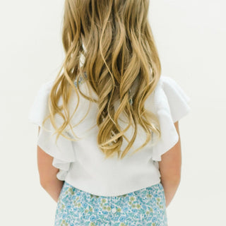 Ruffle Sleeve Sweater Vest - By Baano